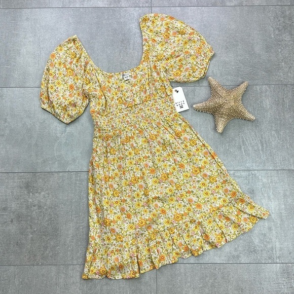 🔆BILLABONG🔆 SOMETHING PRETTY FLORAL PRETTY MINI CUTE SUMMER - Picture 2 of 13